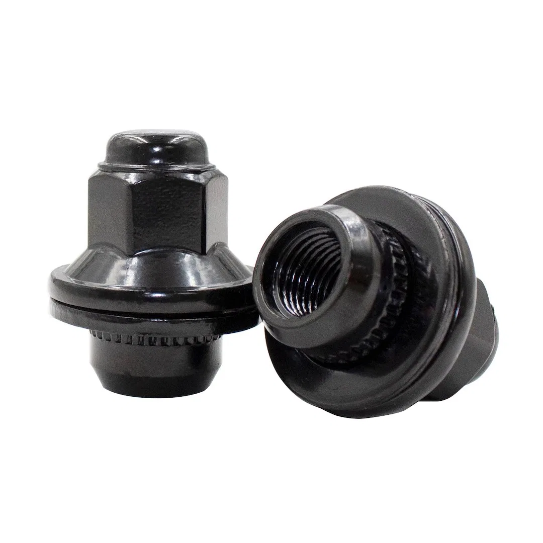 971148BLK – REVOLUTION Lug Nut, 14 Millimeter x 1.5 Thread Size Mag Shank Long Shank 1.83 Inch Overall Length 13/16 I...